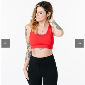 Zyia Red Bomber bra (s)